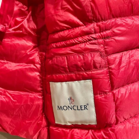 Hot Pink Moncler Lisette Down Coat Size 0 - Picture 5 of 11